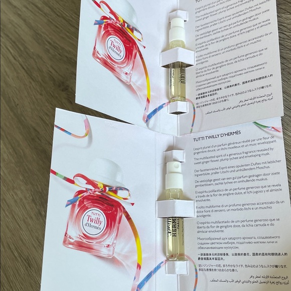 2 NEW Authentic Hermes Tutti Twilly Travel Sample Mini EDP 2 ml - Picture 2 of 4